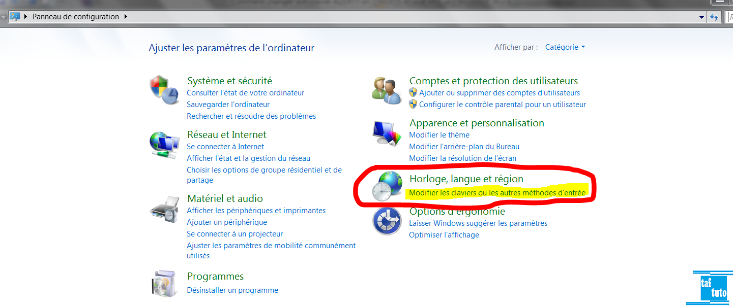 Comment changer clavier qwerty en azerty / azerty en qwerty sous windows