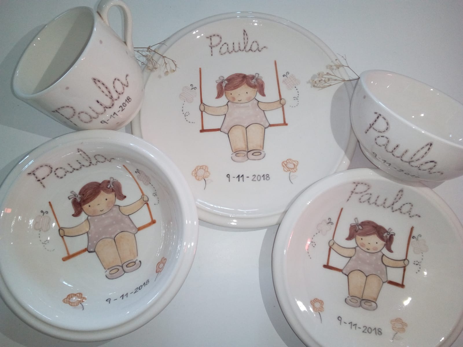 Infantiles Personalizadas Vajilla Infantil Ceramica Vajilla