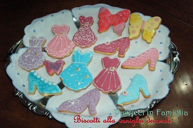 biscotti alla vaniglia decorati