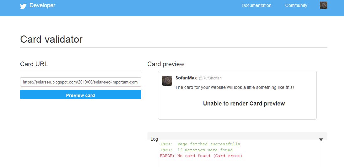 How to Use Twitter Summary Card in Blogger Theme - Tweet Optimization