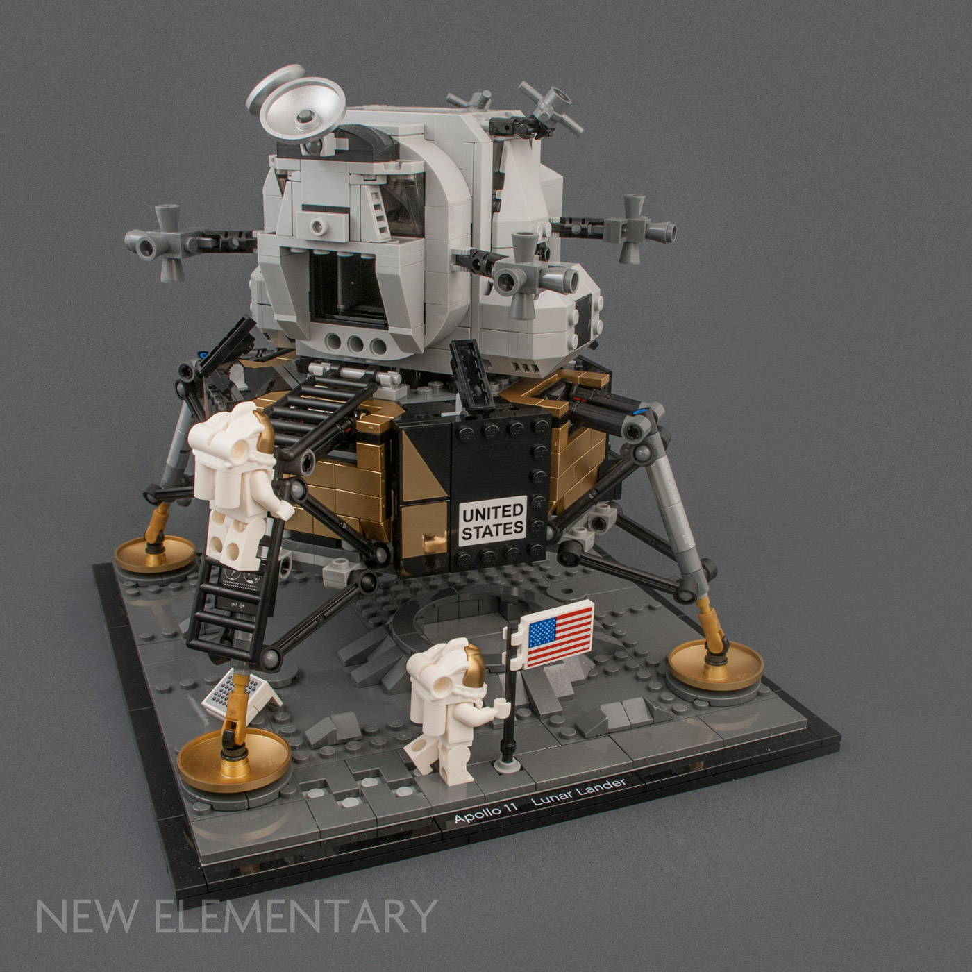 nationalsang Mentor Slumber LEGO® Creator Expert review: 10266 NASA Apollo 11 Lunar Lander | New  Elementary: LEGO® parts, sets and techniques
