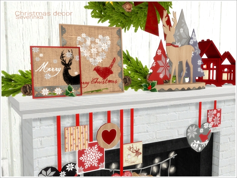 Sims 4 Ccs The Best Christmas Decor By Severinka