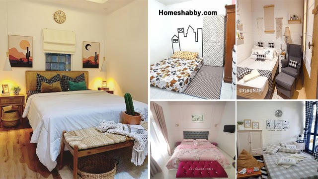 Inspirasi Desain Kamar Tidur Kecil Tapi Pas Banget Untuk Keluarga Baru Homeshabby Com Design Home Plans Home Decorating And Interior Design