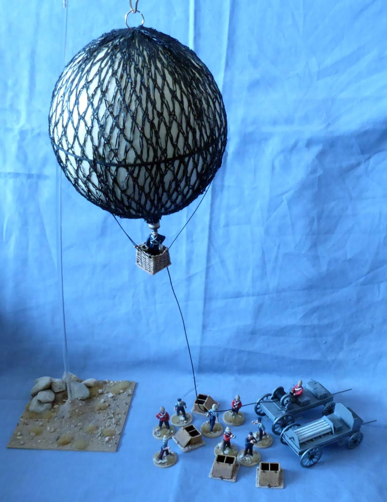 Over Open Sights Royal Engineers Balloon Detachment, Suakin, 1885.