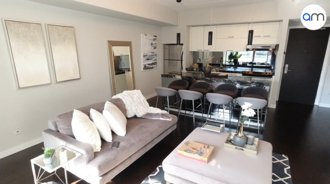 55 Stewart Street #729, Toronto Luxury Condo vs. 23 Interior Design Photos