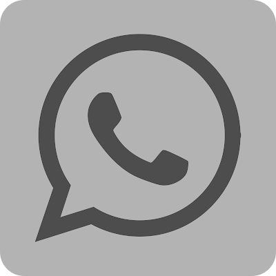 Black and White Square Whatsapp Icon