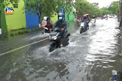 Hujan Deras, Sejumlah Ruas Jalan Protokol Tergenang Banjir