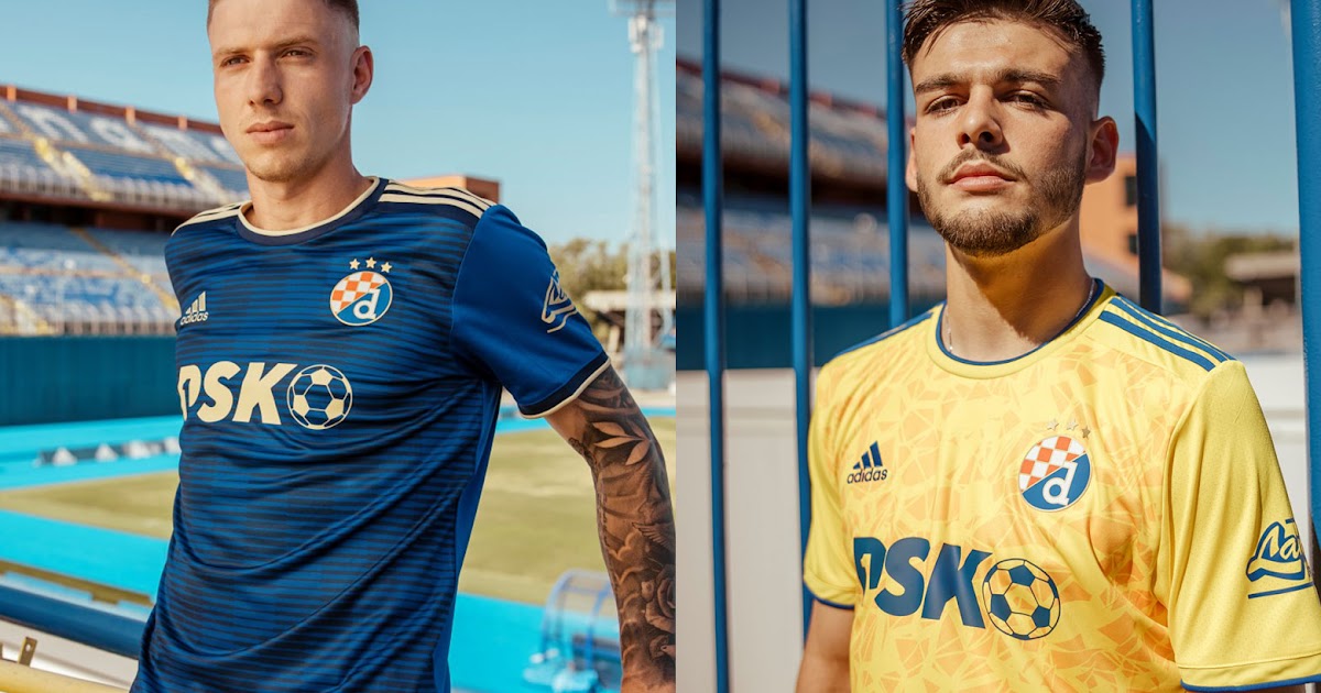 Dinamo Zagreb Home & Away Kits Released - Based on 2018 Adidas Template Footy Headlines