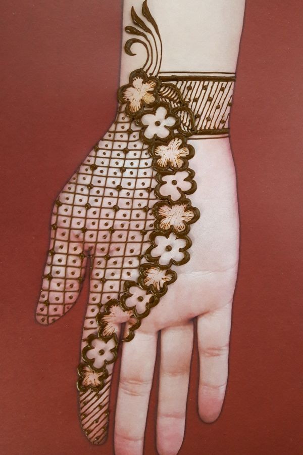 Featured image of post Front Hand Full Hand Simple Mehndi Design Easy And Beautiful For Girls