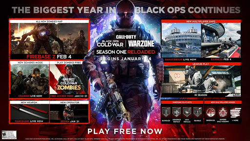 الكشف عن محتوى المرحلة الثانية من الموسم الأول للعبة Call of Duty Black Ops Cold War و خريطة طور الزومبي Firebase Z الكشف عن محتوى المرحلة الثانية من الموسم الأول للعبة Call of Duty Black Ops Cold War و خريطة طور الزومبي Firebase Z