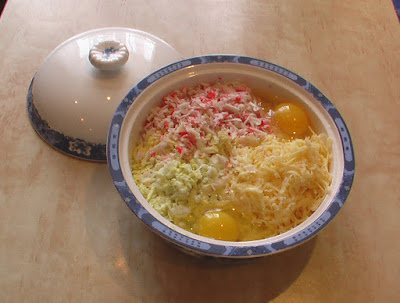 Котлеты из крабовых палочек с сыром и яйцом