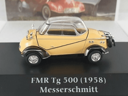 messerschmitt fmr 500 tiger 1:43, altaya micro voitures d'antan, collection micro voitures d'antan