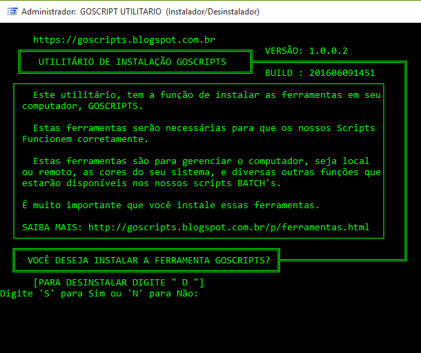 FERRAMENTAS - Go Scripts