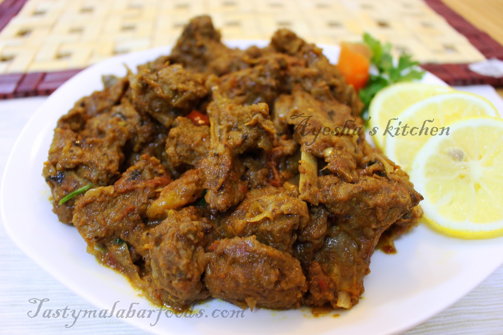 KERALA MUTTON ROAST / Chettinad Restaurant style Mutton Roast