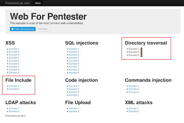 Solutions For Web For Pentester 1 Path Traversal Vulnerability (LFI, RFI)