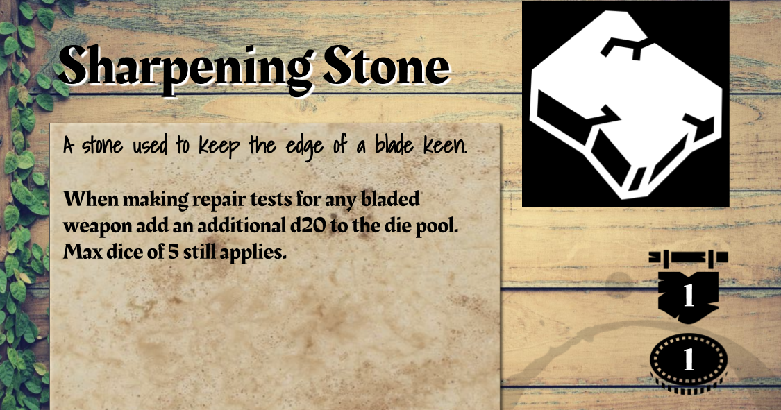 Tool Trunk Thursday Sharpening Stone Starships & Steel Tool Trunk