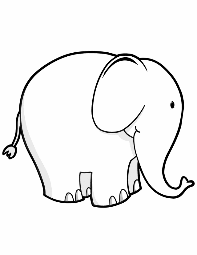 free printable elephant clipart - photo #28