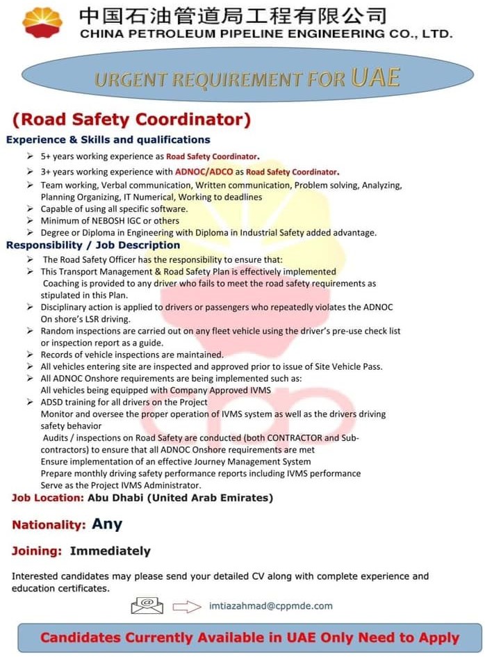 HSE Insider ( 07 ) HSE/EHS/SAFETY JOBS APRIL 2021