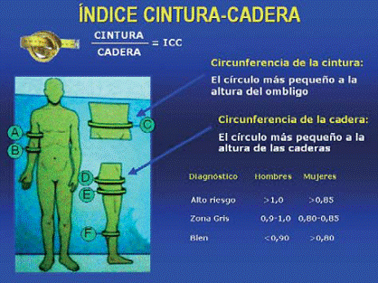 como medir el indice cintura cadera