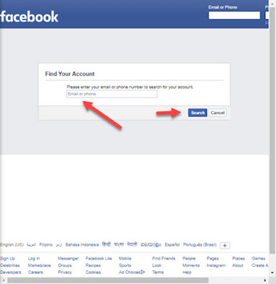 facebook report account recovery
