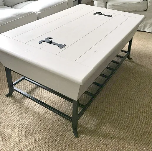 How to paint a large coffee table with Fusion Mineral Paint 