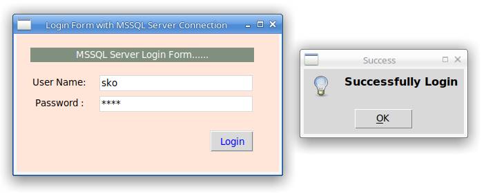 Login Form in Python GUI with MYSQL and MSSQL Connection - SKOTechLearn ...