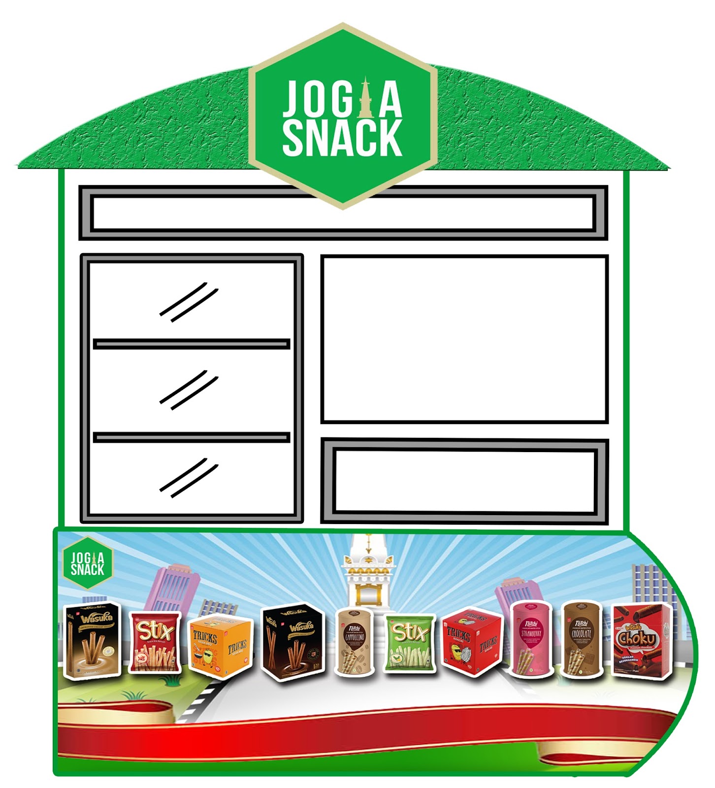 Contoh Spanduk Toko Snack gambar contoh banners