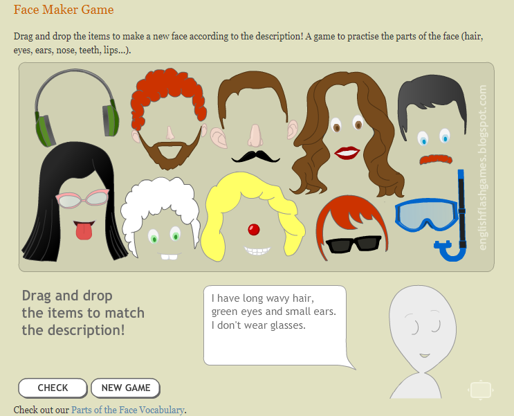 5to grado VDS 2023 Face maker game