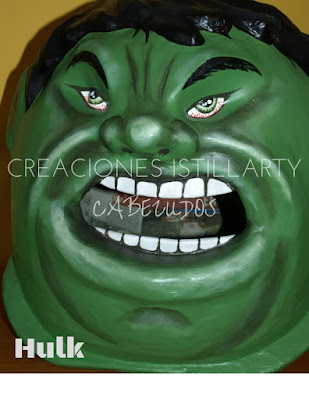 careta infantil de hulk creaciones istillarty