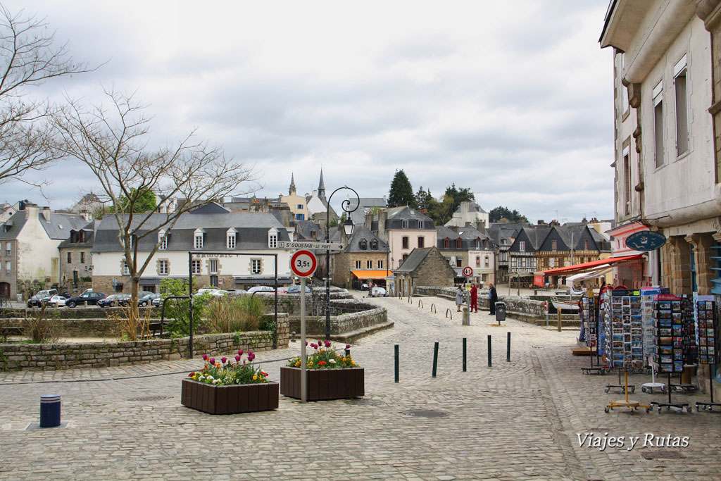 Calles de Auray, Bretaña, Francia