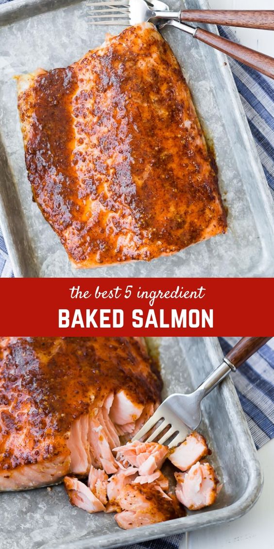 The Best 5 Ingredient Baked Salmon - dessert recipes diabetics