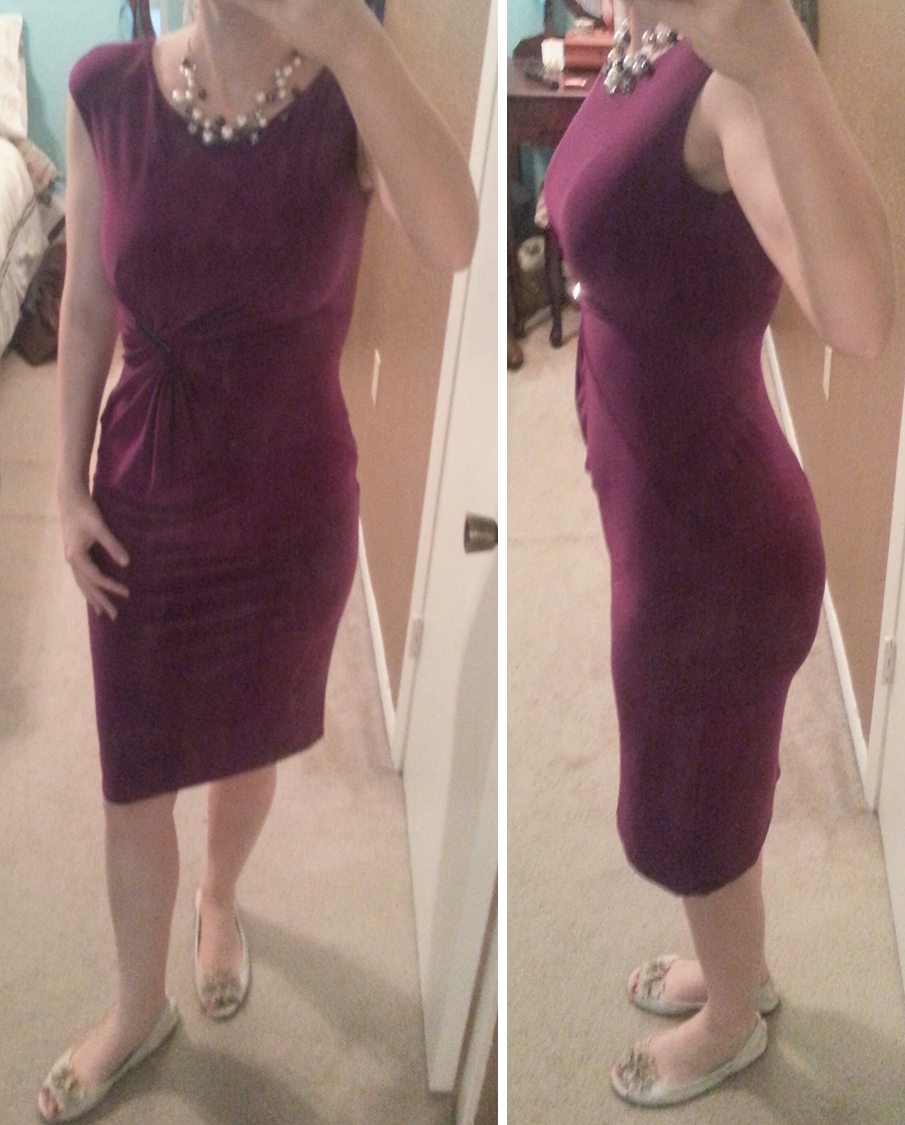 The Color Avenue Outfit of the Day Eggplant Dress