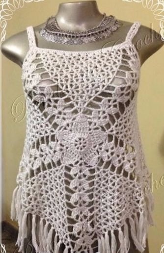 Beautiful crochet tunic with graphic and video tutorial | Crochet Works