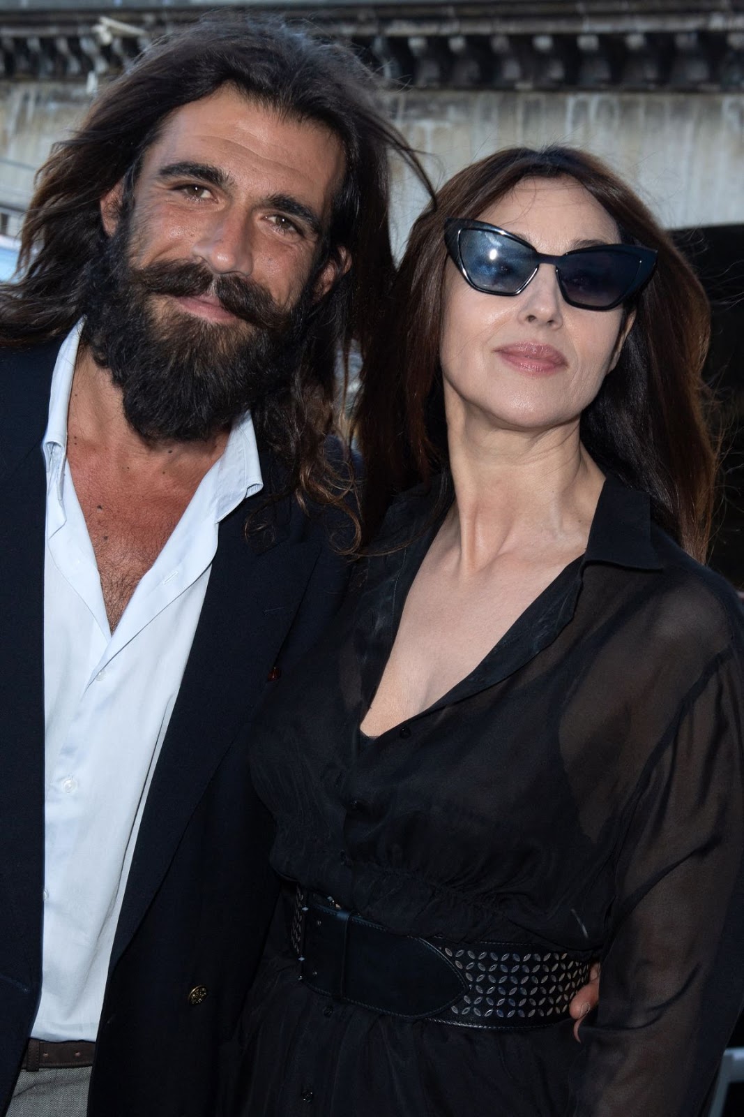 Monica Bellucci and Nicolas Lefebvre at Maud Fontenoy Foundation Gala