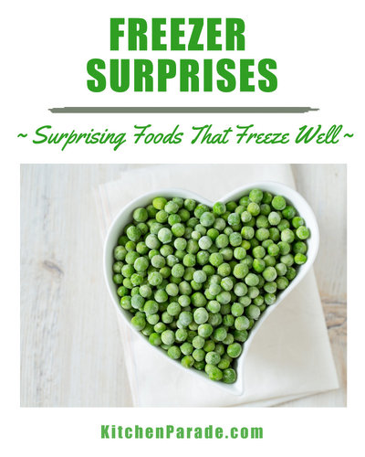 Freezer Surprises ♥ KitchenParade.com, a peek inside my freezer at surprising foods that freeze surprisingly well.