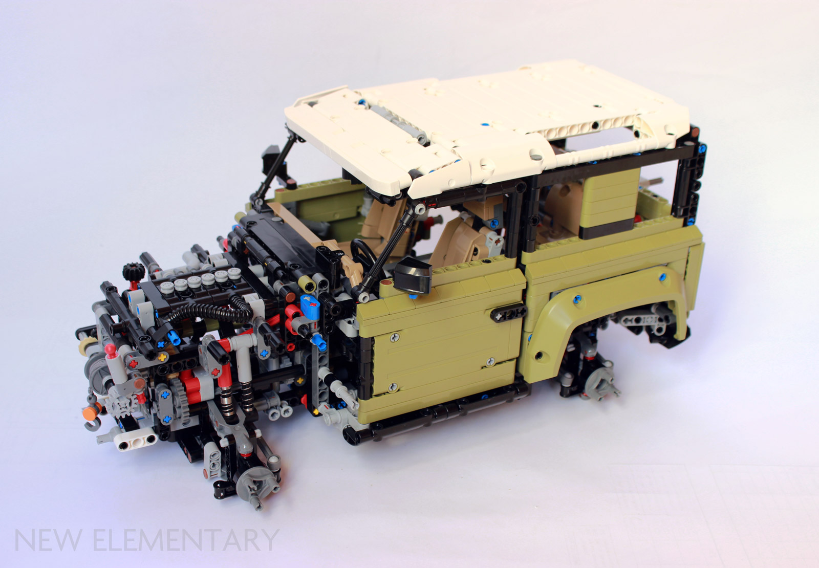 LEGO® Technic review: 42110 Land Rover Defender - the model | Elementary: LEGO® parts, sets and techniques