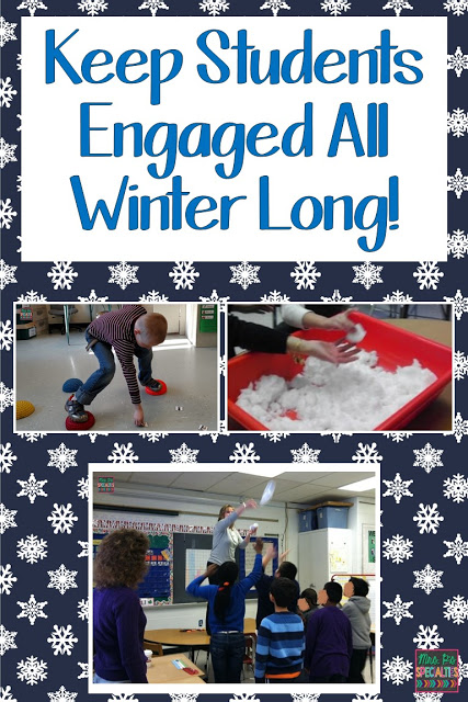 Ideas for keeping students engaged and active during the winter months. Ideas are perfect for the special education classroom.