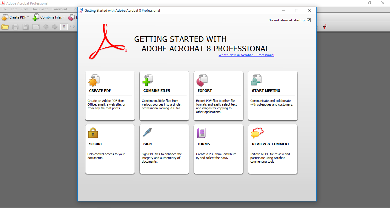 adobe acrobat professional version 8 free download