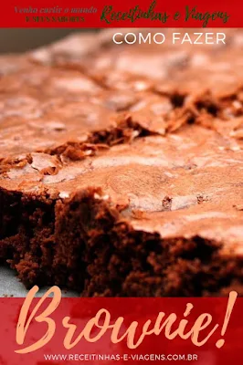 Receita de Brownie de chocolate