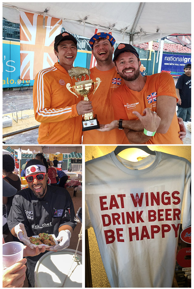 True Story I was a judge at the National Buffalo Wing Festival in