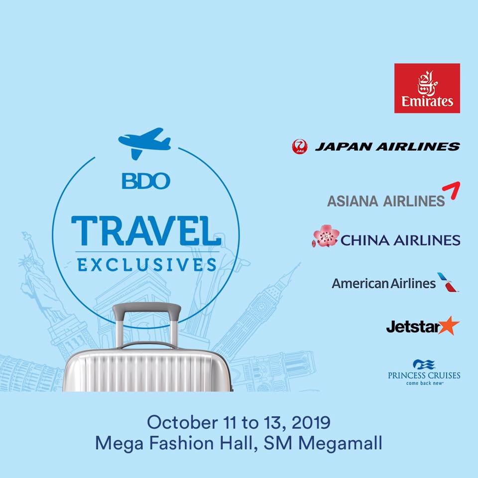 Manila Shopper BDO Travel Fair at SM Mega Fashion Hall Oct 2019