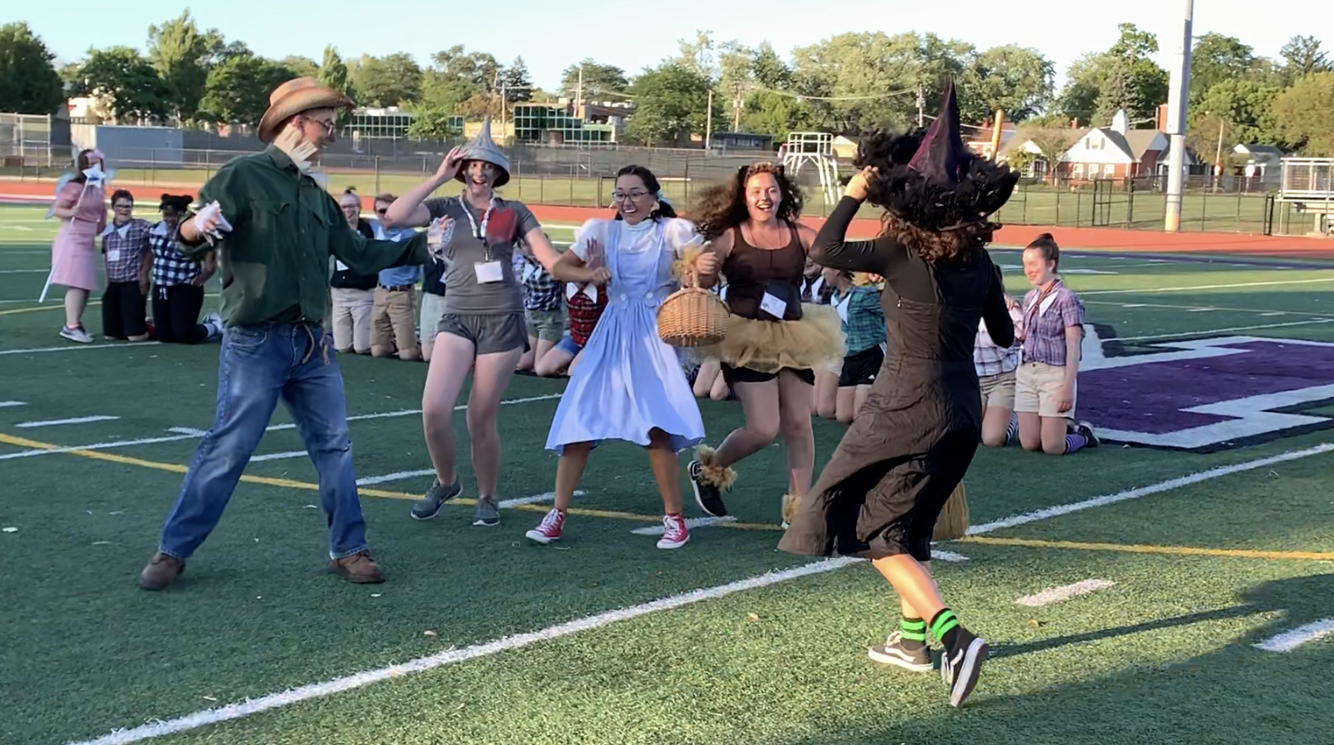 Downers Grove North Fine Arts Section Themes at Band Camp 2019