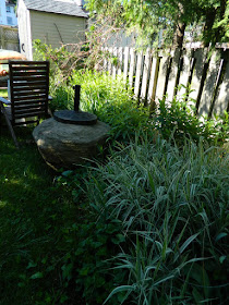 Riverdale Toronto back yard garden cleanup before by Paul Jung Gardening Services