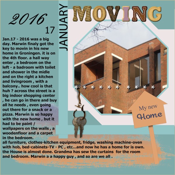 Feb. -Jan.2016 - lo 1 - Moving to my new home