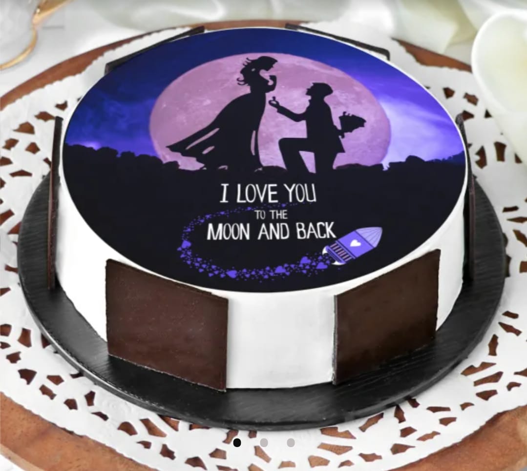 Amazing Love Proposal Cake (Half Kg) .