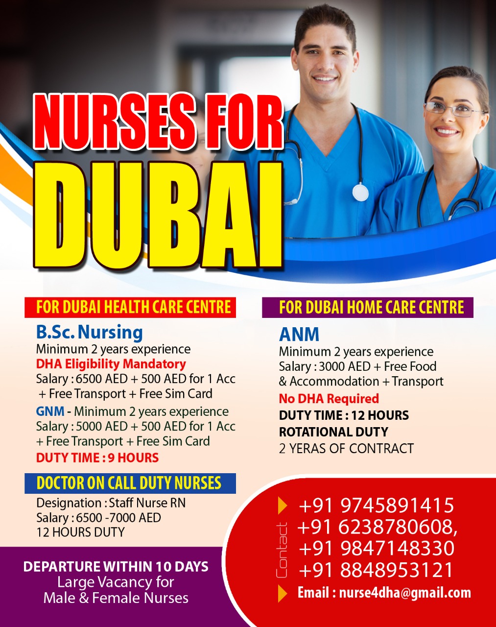 dubai travel nurse jobs