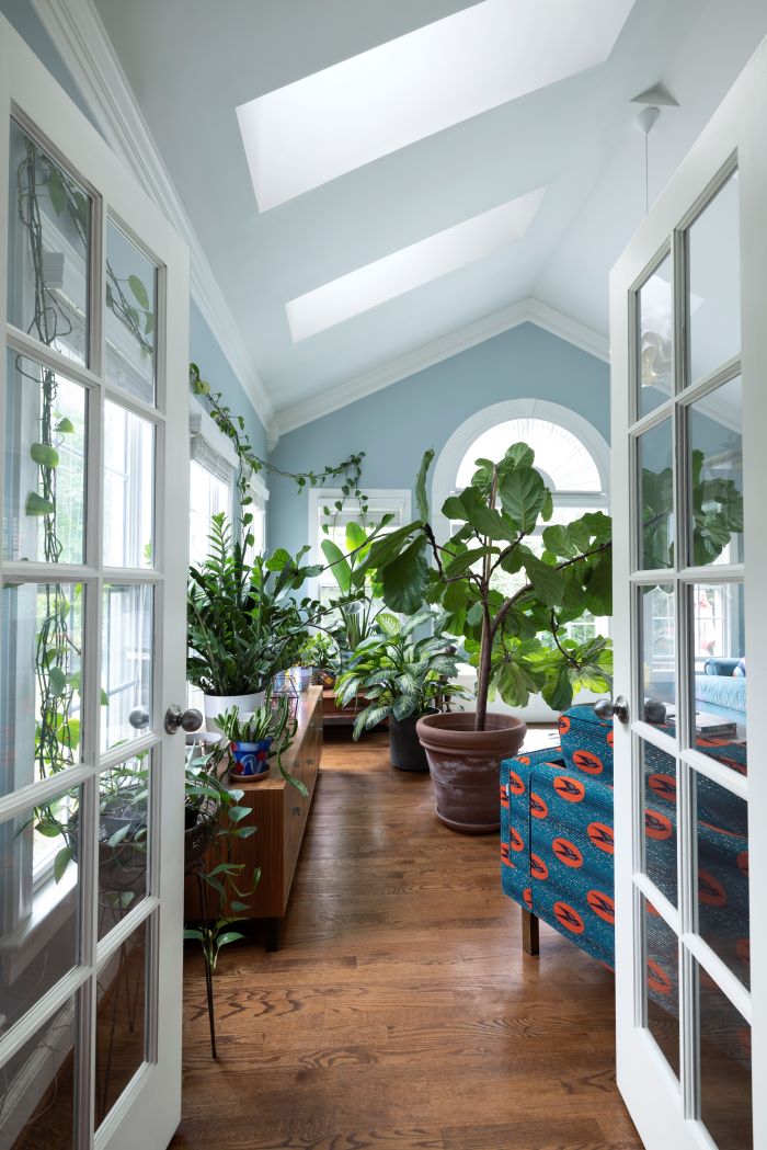 Our New VELUX No Leak Solar Powered "Fresh Air" Skylights In The Sunroom-designaddictmom