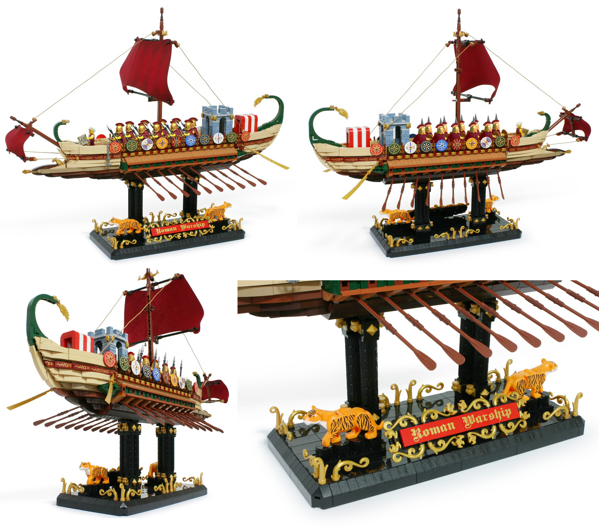 レゴ(R)アイデアで『ローマ帝国海軍のガレー船』が製品化レビュー進出！2020年第3回1万サポート獲得デザイン紹介