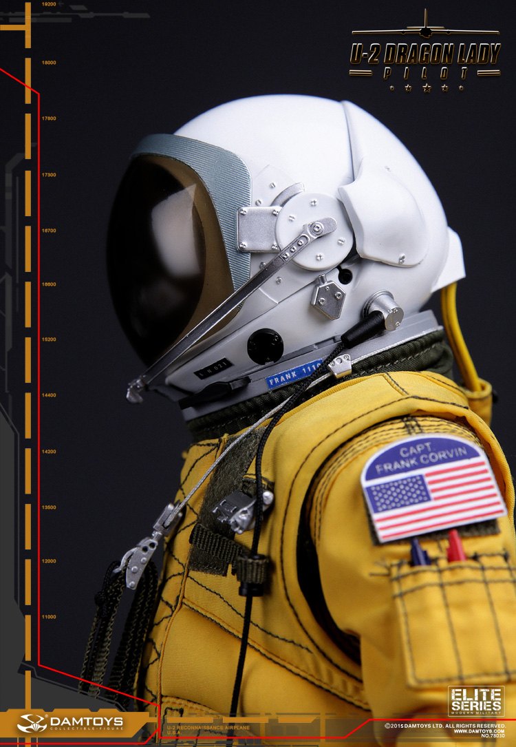 onesixthscalepictures: DAM Toys U2 SPY PLANE PILOT : Latest product news for 1/6 scale figures