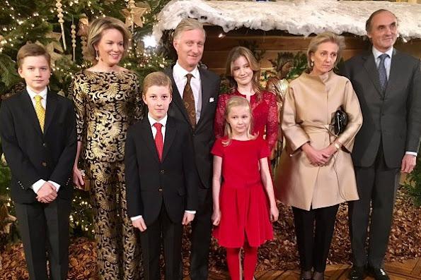 Newmyroyals & Hollywood Fashion: Belgian Royals attend the 2016 Christmas concert at Royal Palace